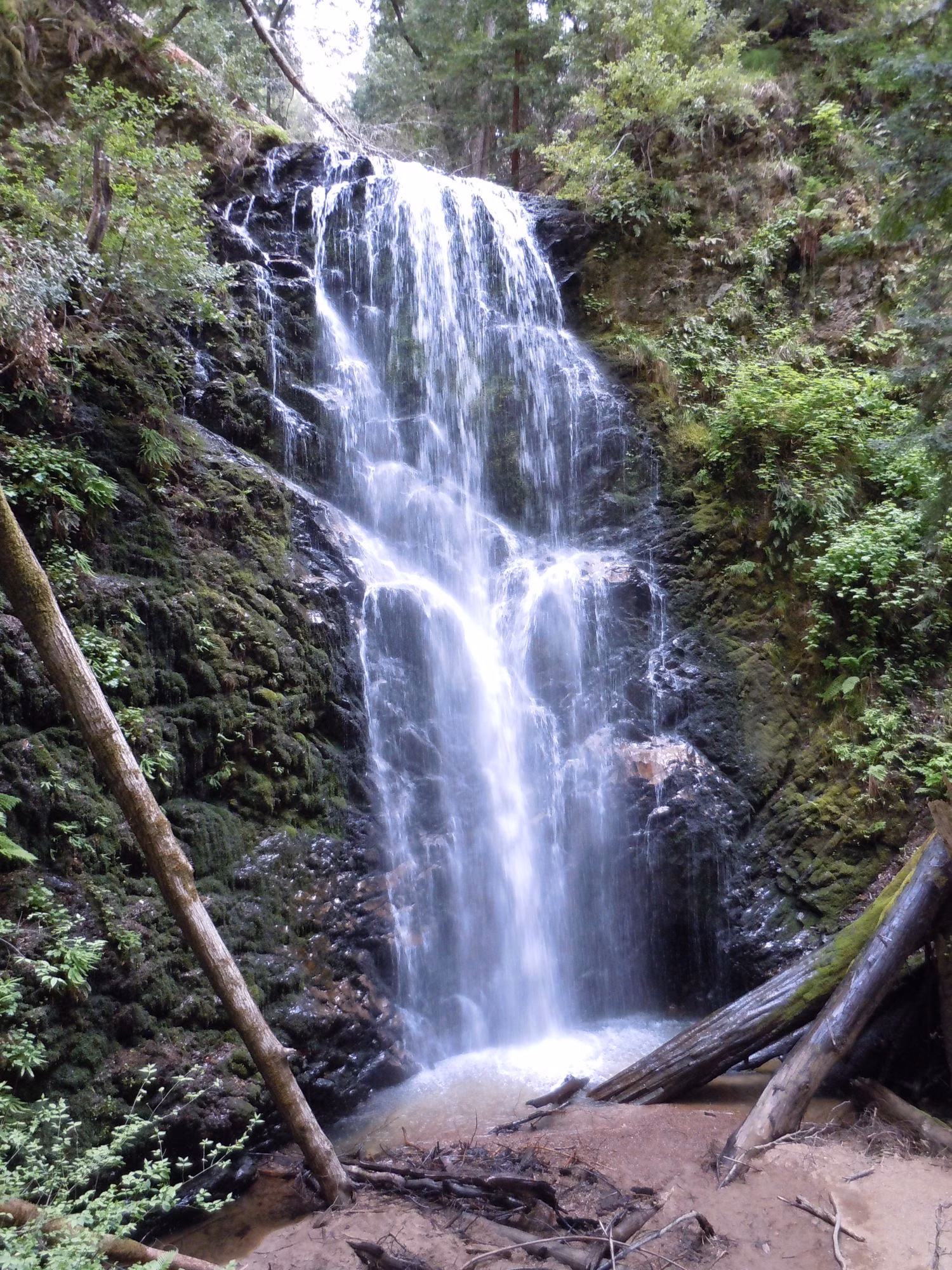 Berry Creek Falls in Big Basin Redwoods State Park, photographed in 2011, before the trails to it were closed by the 2020 fire